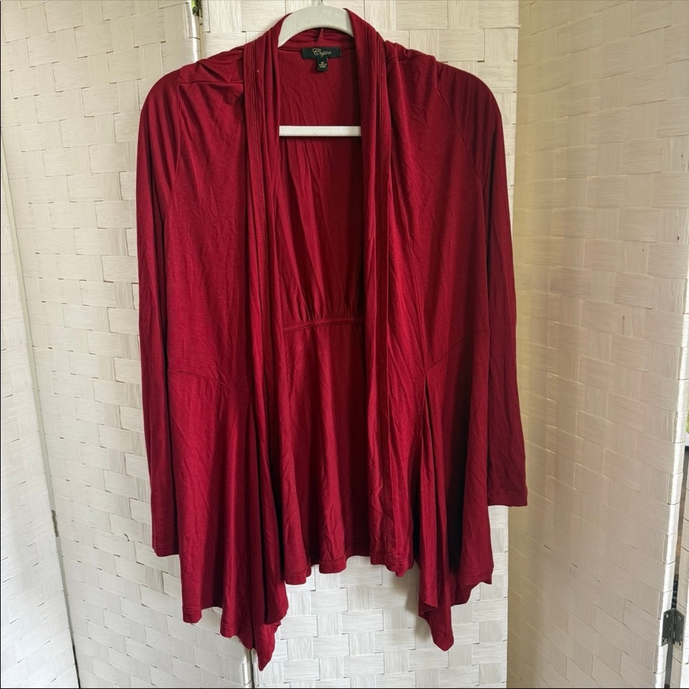 COPY - Cupio red long sleeve cardigan